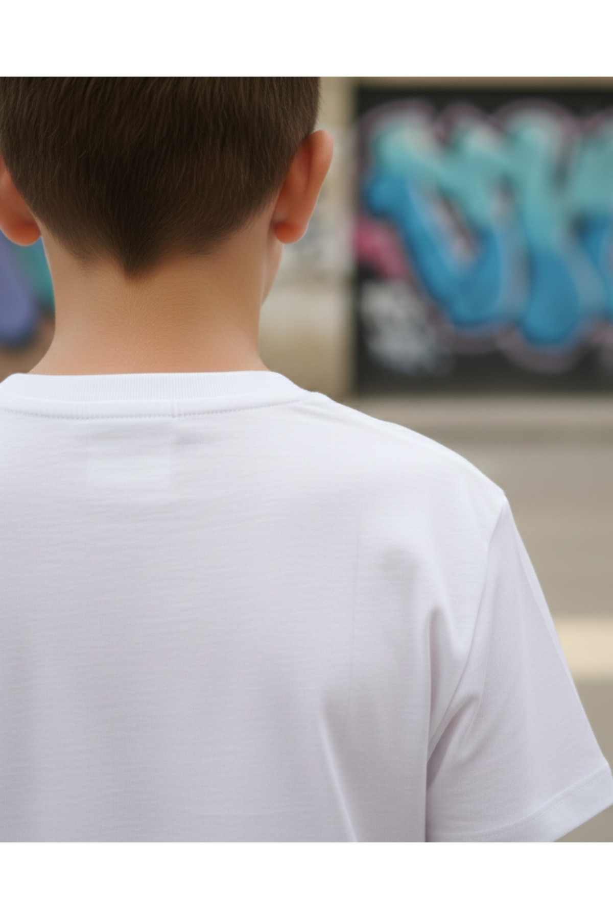 Erkek Çocuk Dijital Baskılı %100 Pamuk T-Shirt Penye Dokuma - Görsel 7