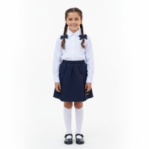 Kız Çocuk Okul Etek Lacivert