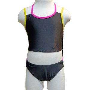 3-14 Yaş Kız Çocuk Bikini Siyah