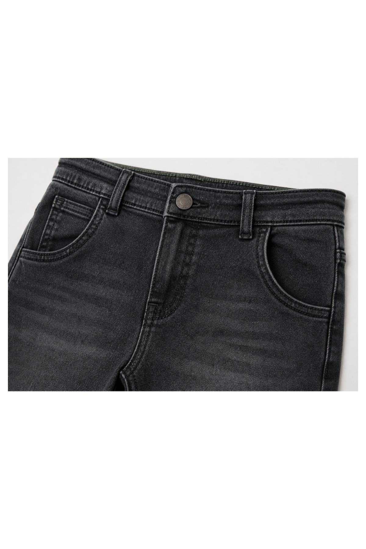 Erkek Çocuk Kot Şort First Jean Pamuklu Denim Yumuşak Kumaş - Görsel 13